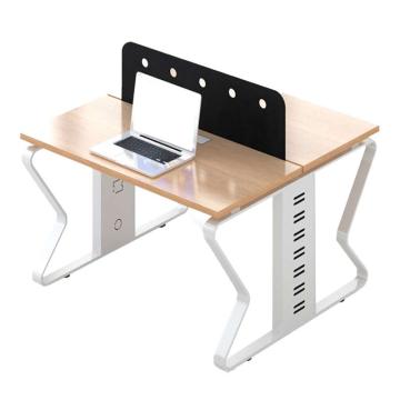 中芯 板式办公桌，ZXBSZ-08 双人位板式屏风工位 1200*1200*750mm 白色 售卖规格：1张