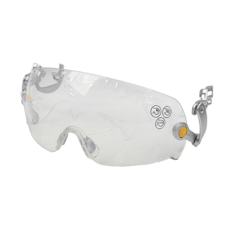 代尔塔/DELTAPLUS 安全帽用防护眼镜，101134 FUEGO 防雾防刮擦 透明镜片 售卖规格：1副