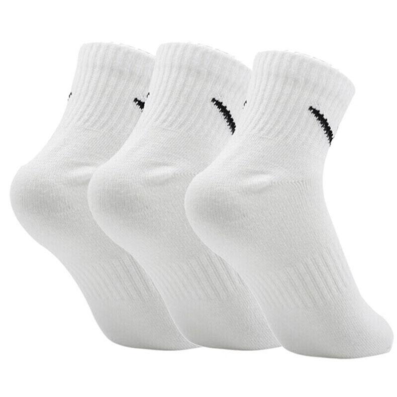 耐克 舒适运动袜，白色，SX7677-100-L（26-28） 售卖规格：3双/件