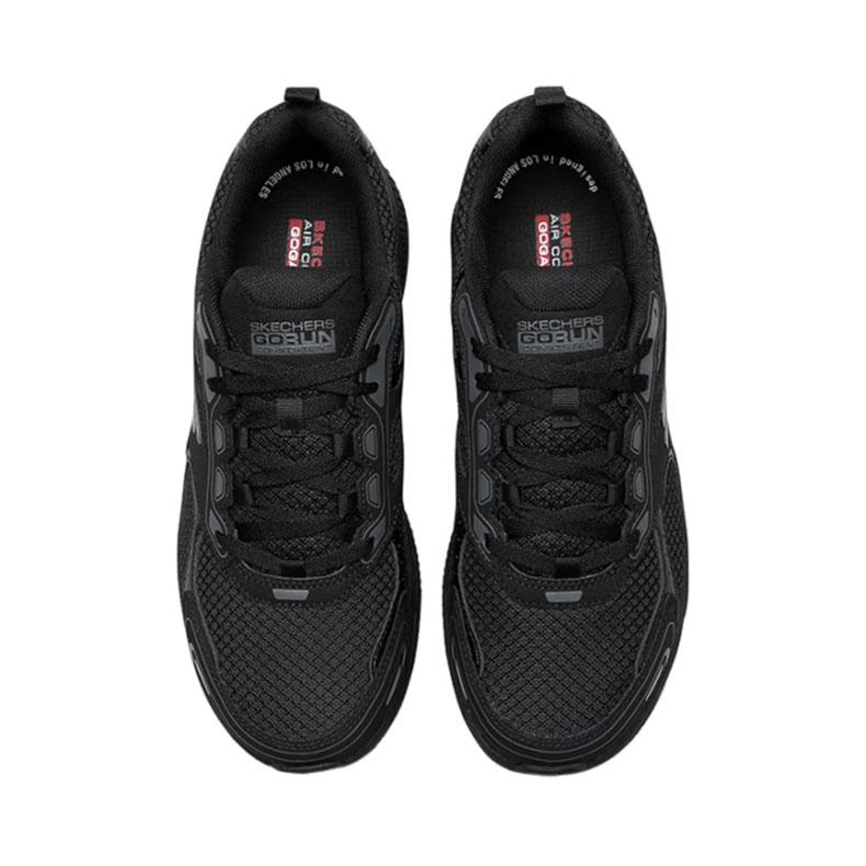 斯凯奇 男子轻便透气跑步鞋，黑色，220034-BKCC-44 售卖规格：1双
