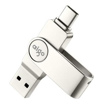 爱国者/aigo TYPE-C手机U盘，USB3.1 U356-256GB 双接口优盘 USB3.2高速读写大容量 售卖规格：1个