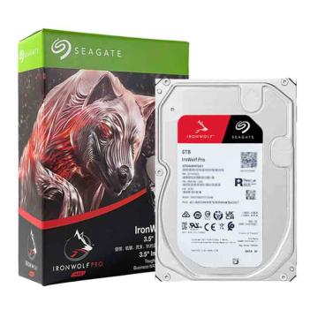 希捷/Seagate NAS硬盘，ST6000NT001 6TB 企业级 256MB 7200转 CMR垂直 SATA 希捷酷狼PRO 机械硬盘 售卖规格：1个