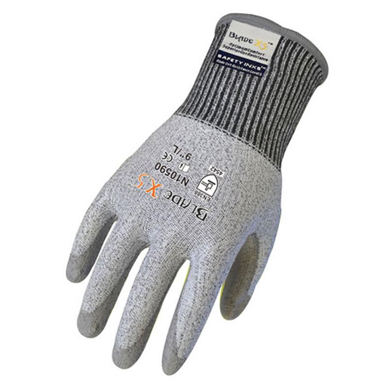 赛立特 5级防切割手套，B-2027-10 V-2001针织罗口，PU涂层（72的倍数起订） 售卖规格：1副