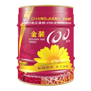 长江漆/CJQ 水性醇酸面漆，水性醇酸面漆，黄色，15KG/桶 售卖规格：15公斤/桶