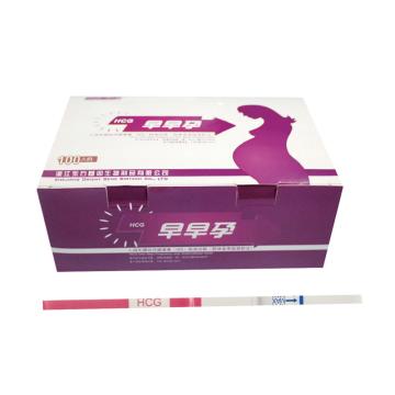 东方基因 人绒毛膜促性腺激素 （HCG）检测试纸，条式：100人份/盒，50盒/箱 售卖规格：1箱