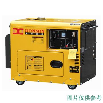 上海东明 静音单相柴油发电机组，SD6500LE 5kW，电启动，含电瓶 售卖规格：1台