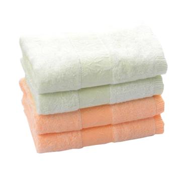 洁丽雅/GRACE 竹纤维绣花保健面巾毛巾，6946 74×33cm 90g 售卖规格：1包