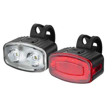 神火/SupFire 自行车灯前尾灯套装，BL43 前灯2.5W，白光，尾灯2W，红光，200lm，180mAh-/聚合物电池×1 售卖规格：1个