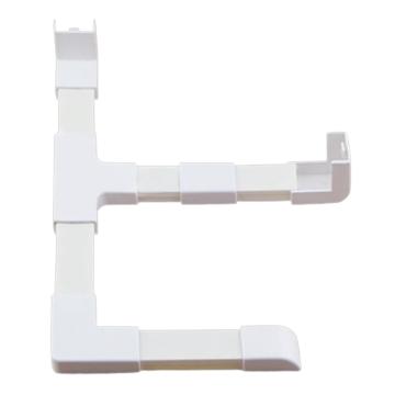 海乐 PVC线槽接头，JT-10A 匹配100*60mm（阴角、阳角、直通、三通、平弯、堵头） 各2个 售卖规格：1箱
