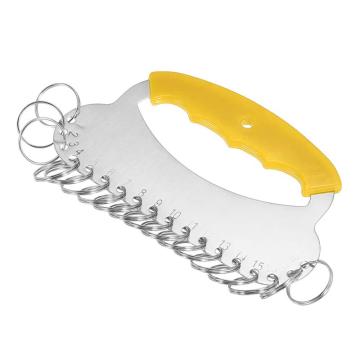 炬芯 不锈钢18位钥匙盘，STY180 黄色手把 9*15cm 售卖规格：1个