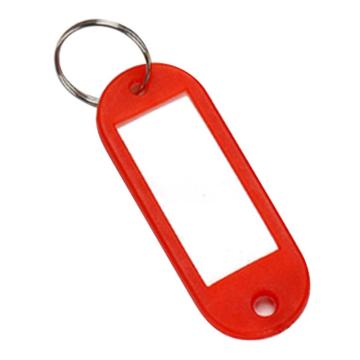 炬芯 塑料钥匙牌，ABS101 红色 4.7*2cm 100个/包 售卖规格：1包