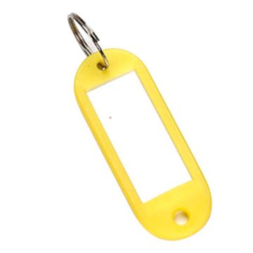炬芯 塑料钥匙牌，ABS102 黄色 4.7*2cm 100个/包 售卖规格：1包