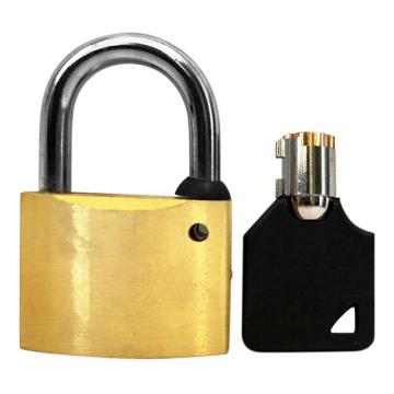 炬芯 电力铜挂锁，BK3020A 锁体宽30mm锁梁高度30mm 可刻字 通开含1个钥匙 售卖规格：1个