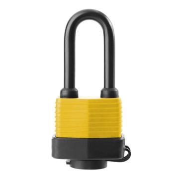 炬芯 户外防水挂锁，FS8502A 黄色 锁体宽59mm 通开 售卖规格：1个