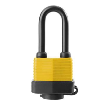 炬芯 户外防水挂锁，FS8502D 黄色 锁体宽59mm 不通开 售卖规格：1个