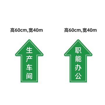 欣纪达 地贴标识指引，斜纹膜材质，高60cm,宽40cm 售卖规格：1个