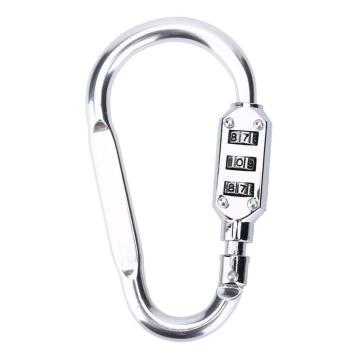 炬芯 铝合金密码锁挂扣，ALD919 大号 银色 锁钩直径8mm 售卖规格：1个