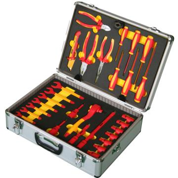 昆杰(KUNJEK) 29件综合全工器具工具包组套, 187-229, VDE双色