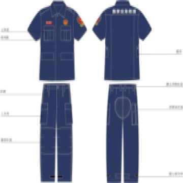 锦禾 工作服套装救援队员训练防护服，HARX02夏季日常 单位：套