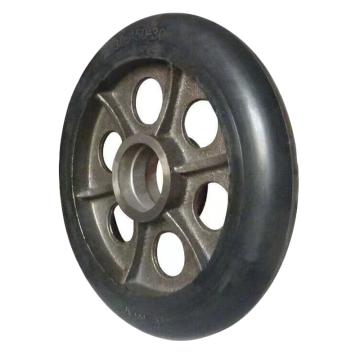 环岛 铁芯橡胶单轮φ300，30050B 承载350公斤轮径300㎜轮宽50㎜ 售卖规格：1个