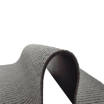 丽施美 "4000型" 条纹除尘防滑地垫，灰色 1.8*5m，单位：块