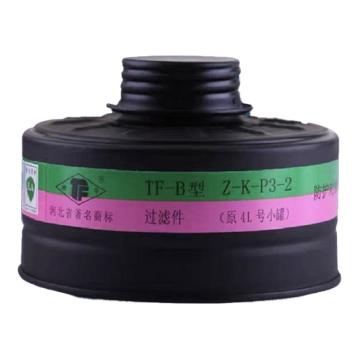 唐丰 小型滤毒罐，Z-K-P3-2 4#罐（绿色），防氨及氨的有机衍生物 售卖规格：1个