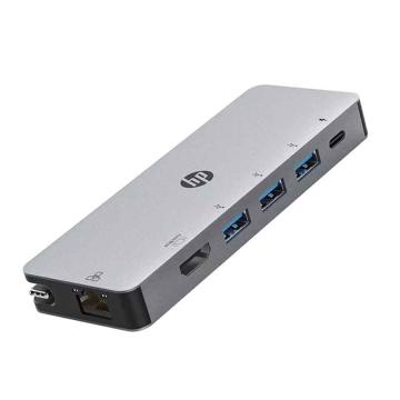 惠普/HP Typec六合一拓展坞，2SM31PA USB-C转接头 HUB集线器 HDMI+RJ45网口 售卖规格：1个