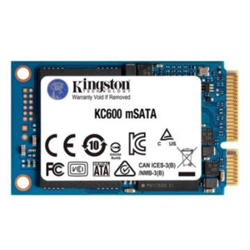 金士顿/Kingston 固态硬盘，SKC600MS/256G SSD固态硬盘 mSATA接口 KC600系列 读速高达550MB/s 售卖规格：1片