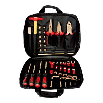 Raxwell 防爆26件套电工组合套装工具，铝青铜，RTAK0036 26pcs 售卖规格：1套