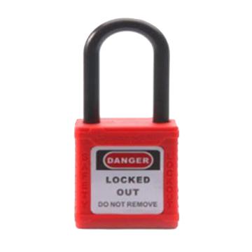 博士 工程安全防尘绝缘挂锁，BD-G11DP-EB，红色 不同花(KD) 售卖规格：1个