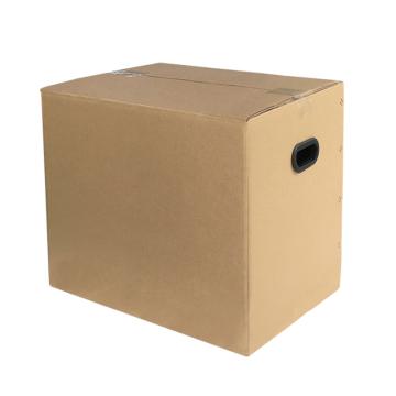 安赛瑞 搬家纸箱，23849 特硬五层瓦楞纸，50×40×40cm，带塑料扣手 售卖规格：5个/包