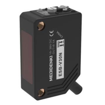 明治 背景抑制型光电传感器，ESB-V30N 漫反射（背景抑制），线缆2m，检测距离：10-300mm（可调节），NPN，红外光 售卖规格：1个