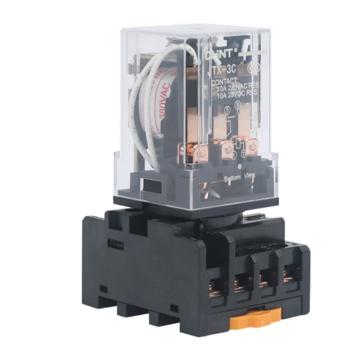 正泰/CHINT 继电器+底座，JTX-3C DC220V++CZF11A 售卖规格：2只/只