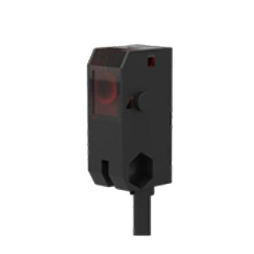 明治 方型光电传感器，PTJ-T80PO-I 对射，线缆2m，检测距离：0-800mm，PNP常开，红外光，（小尺寸方型） 售卖规格：1个