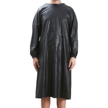 安赛瑞 加大长袖防水围裙 反穿罩衣，3F00036 黑色 均码 售卖规格：1件