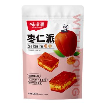 味滋源 糕点，枣仁派 252g （一件代发） 售卖规格：1袋