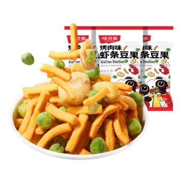 味滋源 休闲零食，虾条豆果 52g （一件代发） 满10赠1 售卖规格：1袋