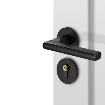 安赛瑞 门锁 黑色 142×53mm，520071 售卖规格：1个