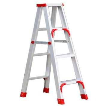 链工 铝合金人字梯，3/19-lhjrzt1.2 铝合金梯子1.2米高红，塔板数：4，额定载荷（kg）：150  人字高度（mm）：940 售卖规格：1个