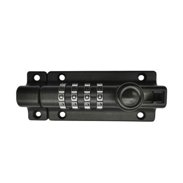安赛瑞 密码插销锁 黑色 123×48×40mm，520221 售卖规格：1个