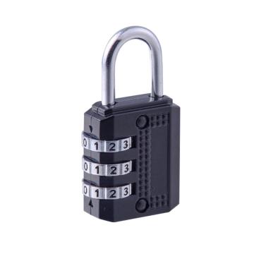 安赛瑞 密码挂锁 黑色，520150 售卖规格：1个