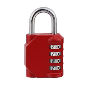 安赛瑞 密码挂锁 红色 43×15×79mm，520143 售卖规格：1个