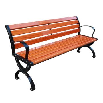 企诺 户外公园长条椅，1.5米长 防腐木+铸铝脚 2.8cm的木条+1.55公斤的椅脚 售卖规格：1张