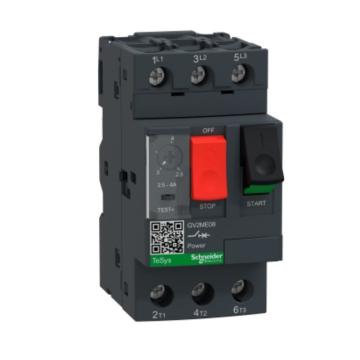 施耐德电气 电机保护断路器，GV2ME08 2.5-4A