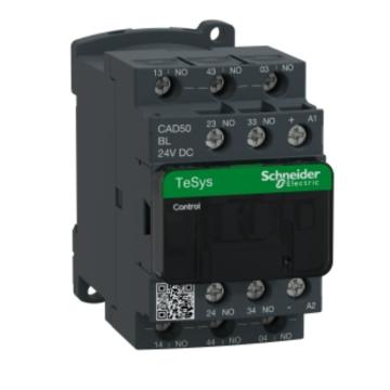 施耐德电气Schneider Electric TeSys D系列控制继电器，24V，DC低功耗，5NO+0NC,CAD50BL