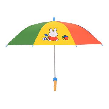 天堂伞 雨伞直柄儿童小学生幼儿园可爱安全长柄晴雨两用遮阳伞，11018E彩虹米菲 售卖规格：1把