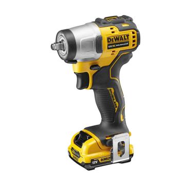 得伟/Dewalt 锂电无刷紧凑型冲击扳手2x2.0Ah电池塑箱装，DCF902D2K-A9 12V 售卖规格：1把