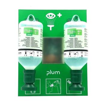 PLUM 洗眼液套装，4694 2瓶16盎司/500ml洗眼液+双挂板 售卖规格：1套