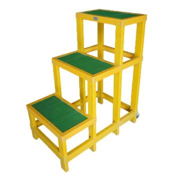 海斯迪克 双层绝缘凳，HKCL-425 50*90*100cm 可移动绝缘高低凳子 踏台电工梯凳 绝缘台 售卖规格：1个