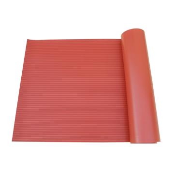 安招 防滑绝缘橡胶板，红色条纹，12mm，35KV，1*10米 售卖规格：1卷